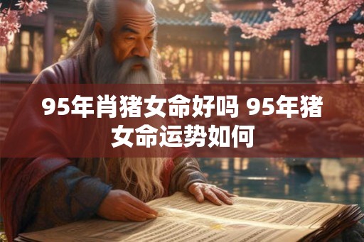 95年肖猪女命好吗 95年猪女命运势如何