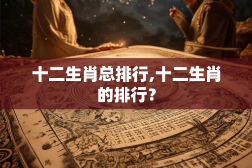 十二生肖总排行,十二生肖的排行？