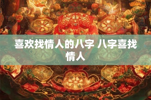 喜欢找情人的八字 八字喜找情人 喜欢找情人的八字 八字喜找情人