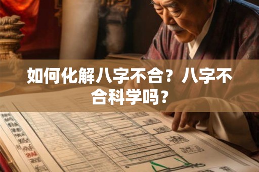 如何化解八字不合？八字不合科学吗？