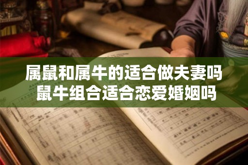 属鼠和属牛的适合做夫妻吗 鼠牛组合适合恋爱婚姻吗
