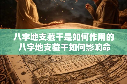 八字地支藏干是如何作用的 八字地支藏干如何影响命运 八字地支藏干是如何作用的 八字地支藏干如何影响命运