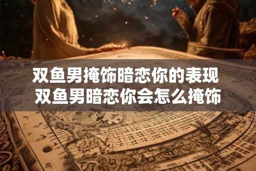 双鱼男掩饰暗恋你的表现 双鱼男暗恋你会怎么掩饰