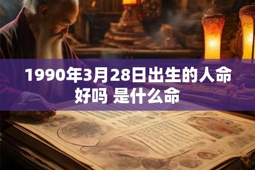 1990年3月28日出生的人命好吗 是什么命