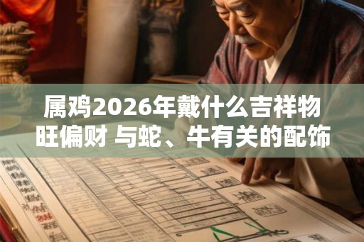 属鸡2026年戴什么吉祥物旺偏财 与蛇、牛有关的配饰