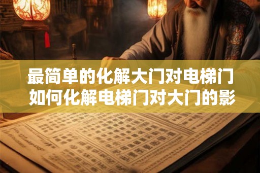 最简单的化解大门对电梯门 如何化解电梯门对大门的影响 最简单的化解大门对电梯门 如何化解电梯门对大门的影响