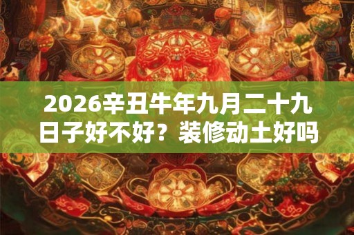 2026辛丑牛年九月二十九日子好不好？装修动土好吗？