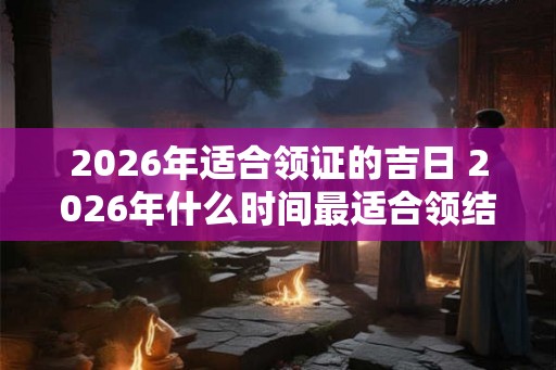 2026年适合领证的吉日 2026年什么时间最适合领结婚证