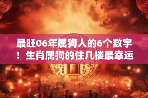 最旺06年属狗人的6个数字！生肖属狗的住几楼最幸运