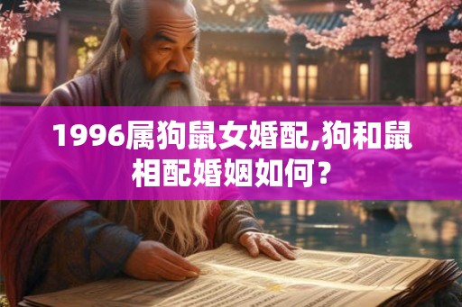 1996属狗鼠女婚配,狗和鼠相配婚姻如何? 1996属狗鼠女婚配,狗和鼠相配婚姻如何?