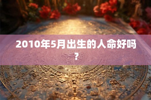 2010年5月出生的人命好吗？