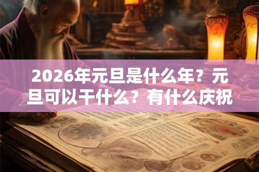 2026年元旦是什么年?元旦可以干什么?有什么庆祝方式? 2026年元旦是什么年?元旦可以干什么?有什么庆祝方式?