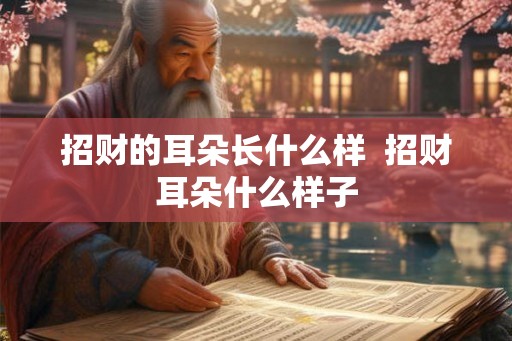 招财的耳朵长什么样  招财耳朵什么样子