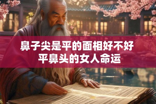鼻子尖是平的面相好不好  平鼻头的女人命运