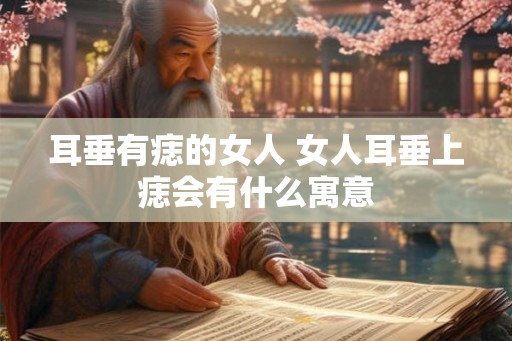 耳垂有痣的女人 女人耳垂上痣会有什么寓意