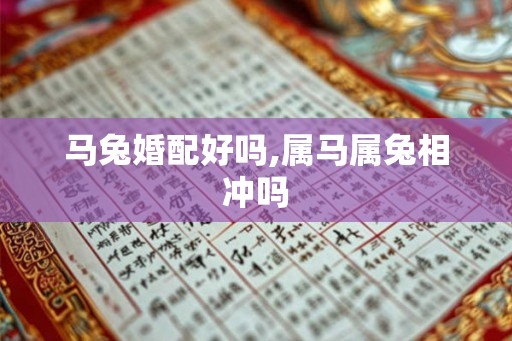 马兔婚配好吗,属马属兔相冲吗