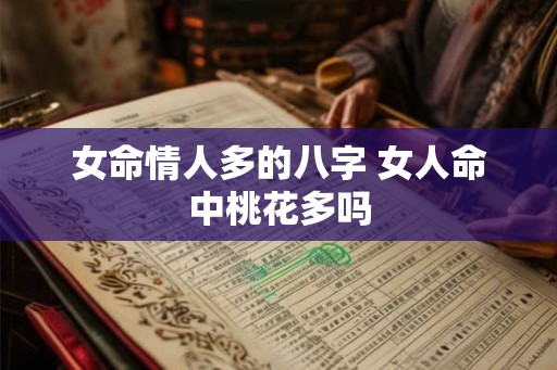女命情人多的八字 女人命中桃花多吗