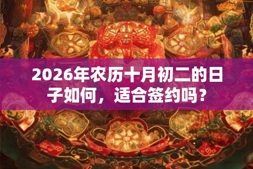 2026年农历十月初二的日子如何，适合签约吗？