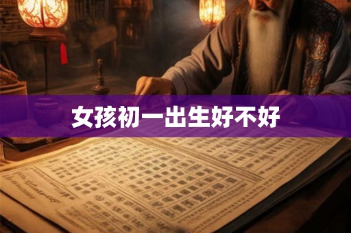 女孩初一出生好不好 女孩初一出生好不好