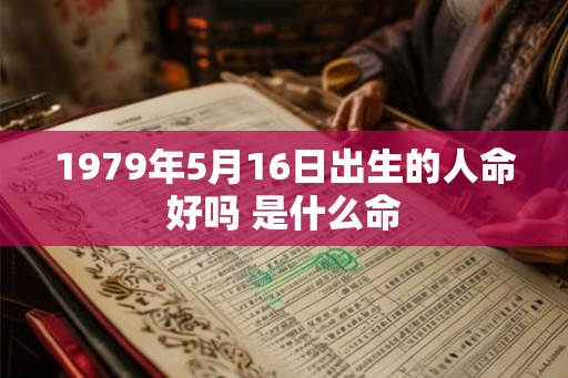 1979年5月16日出生的人命好吗 是什么命