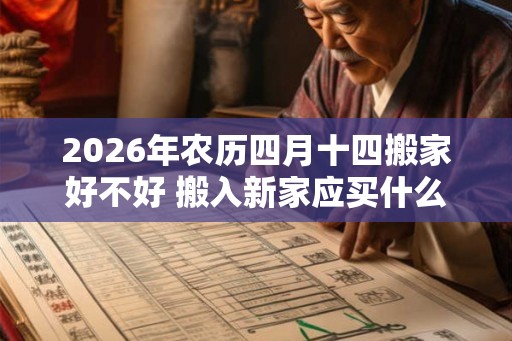 2026年农历四月十四搬家好不好 搬入新家应买什么水果
