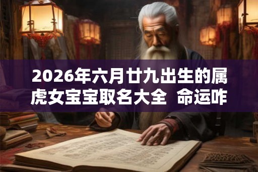 2026年六月廿九出生的属虎女宝宝取名大全  命运咋样