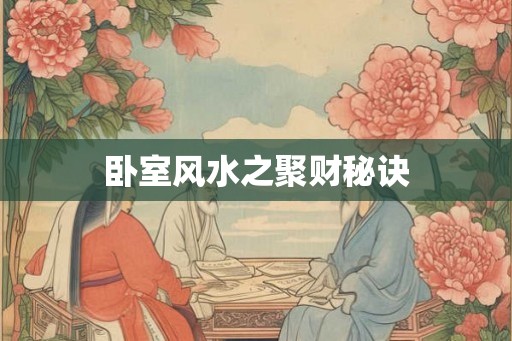 卧室风水之聚财秘诀
