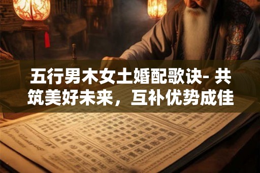 五行男木女土婚配歌诀- 共筑美好未来，互补优势成佳话！