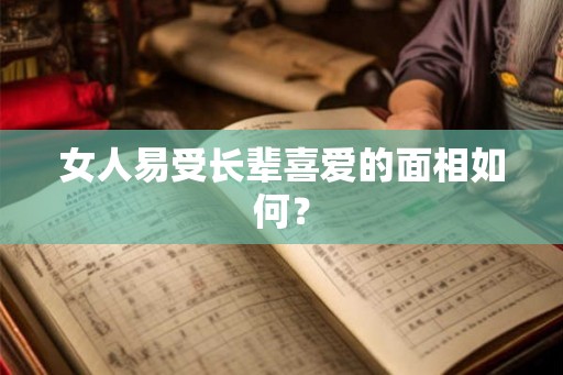 女人易受长辈喜爱的面相如何？
