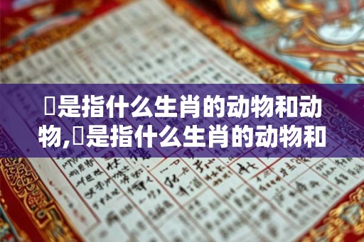 妛是指什么生肖的动物和动物,妛是指什么生肖的动物和动物