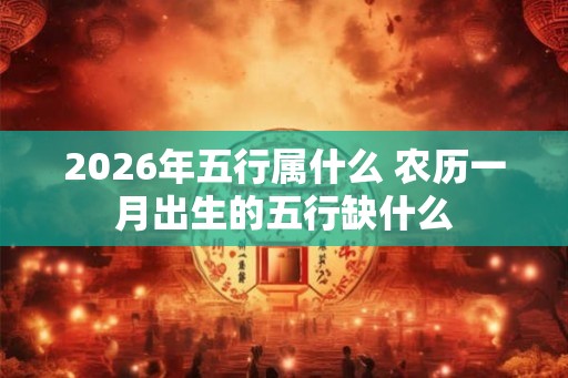 2026年五行属什么 农历一月出生的五行缺什么 2026年五行属什么 农历一月出生的五行缺什么