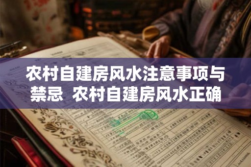 农村自建房风水注意事项与禁忌  农村自建房风水正确布局图解