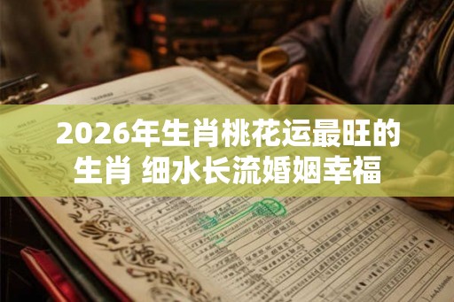 2026年生肖桃花运最旺的生肖 细水长流婚姻幸福 2026年生肖桃花运最旺的生肖 细水长流婚姻幸福