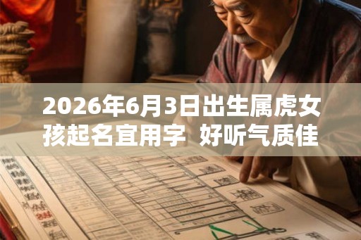 2026年6月3日出生属虎女孩起名宜用字  好听气质佳的名字