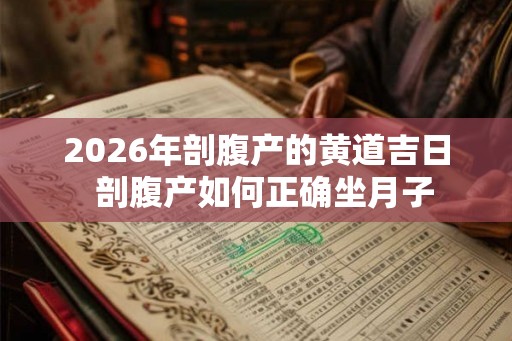 2026年剖腹产的黄道吉日  剖腹产如何正确坐月子