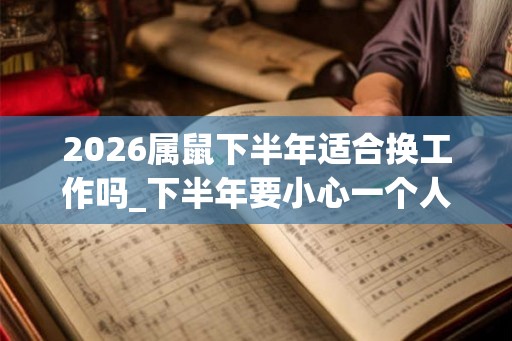 2026属鼠下半年适合换工作吗_下半年要小心一个人