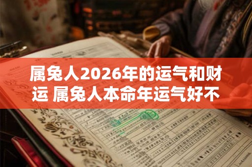 属兔人2026年的运气和财运 属兔人本命年运气好不好