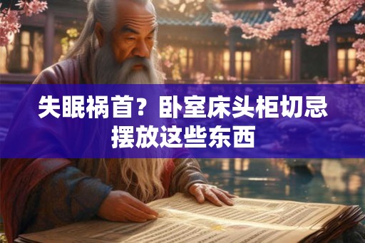 失眠祸首？卧室床头柜切忌摆放这些东西