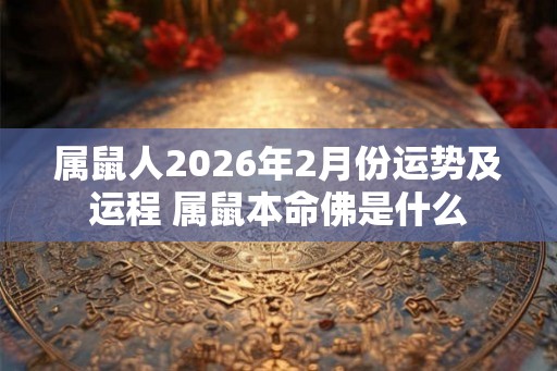 属鼠人2026年2月份运势及运程 属鼠本命佛是什么