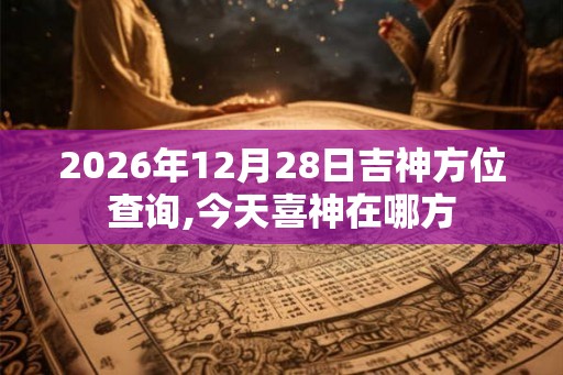 2026年12月28日吉神方位查询,今天喜神在哪方