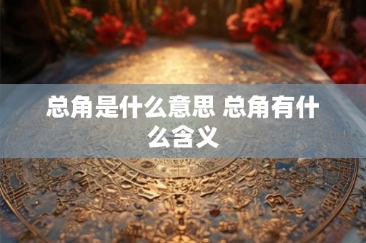 总角是什么意思 总角有什么含义