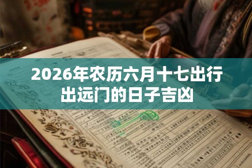2026年农历六月十七出行出远门的日子吉凶