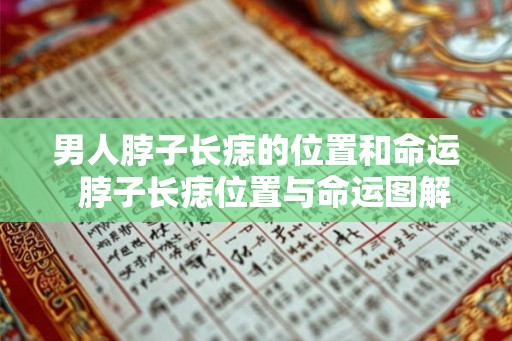 男人脖子长痣的位置和命运  脖子长痣位置与命运图解