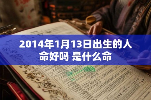 2014年1月13日出生的人命好吗 是什么命