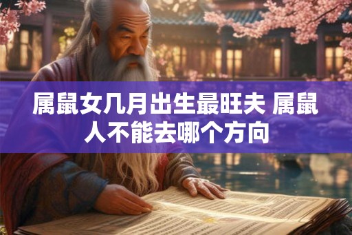 属鼠女几月出生最旺夫 属鼠人不能去哪个方向