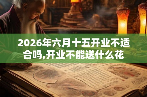 2026年六月十五开业不适合吗,开业不能送什么花