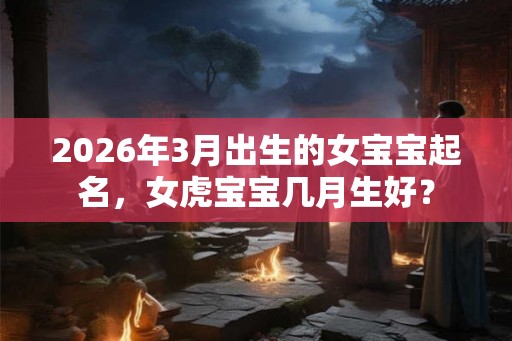 2026年3月出生的女宝宝起名，女虎宝宝几月生好？