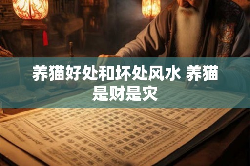 养猫好处和坏处风水 养猫是财是灾
