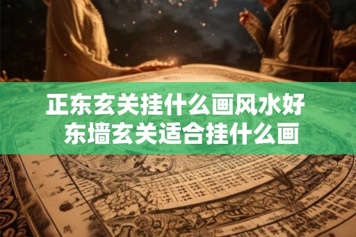 正东玄关挂什么画风水好  东墙玄关适合挂什么画