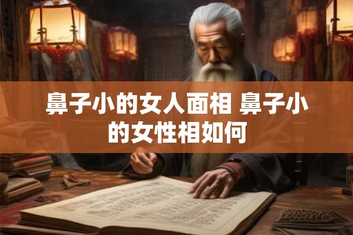 鼻子小的女人面相 鼻子小的女性相如何